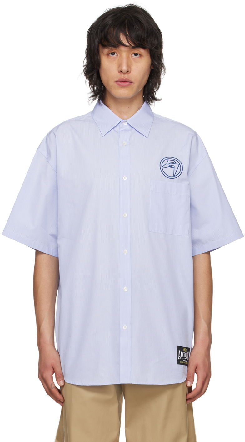 Košeľa Ambush Circle Amblem Shirt Modrá | BMGG001S24FAB0024445, 0