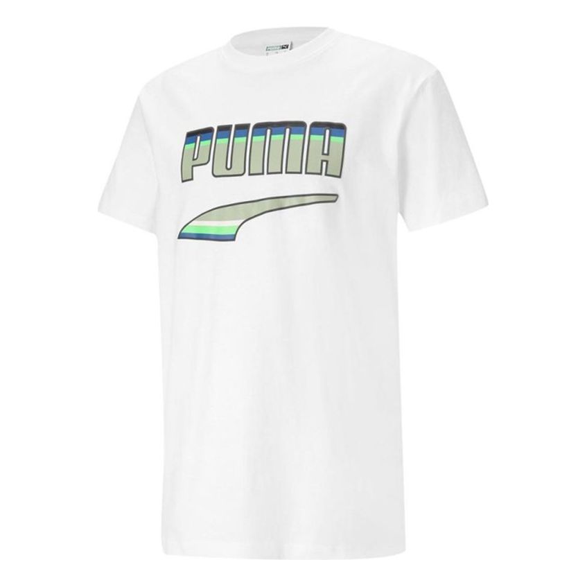 Tričko Puma Printed T-Shirt Biela | 531497-02, 0