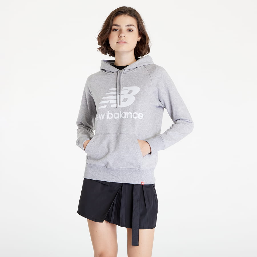 Mikina New Balance Essentials Athletic Šedá | WT03550AG, 1