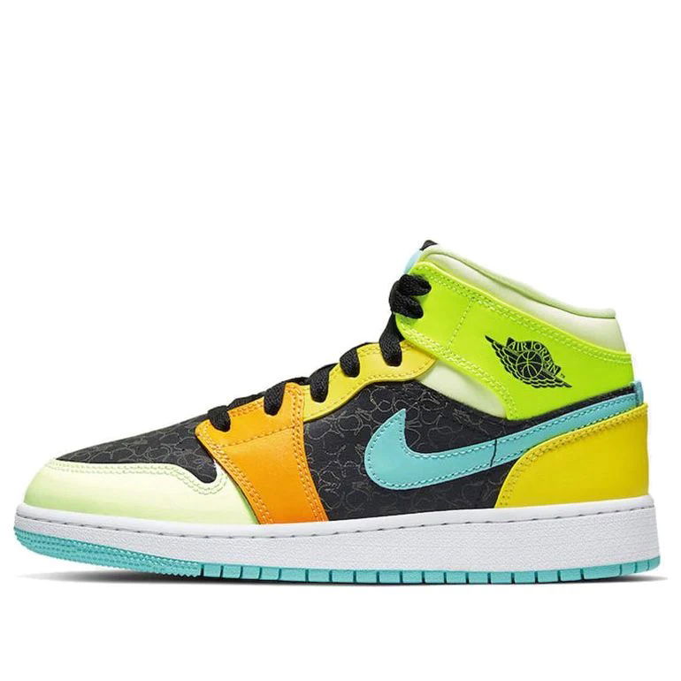 Tenisky a topánky Jordan Air Jordan 1 Mid SE "Clover" GS Rôznofarebný | BQ6931-037, 0