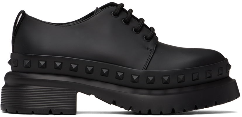 Tenisky a topánky Valentino Valentino Garavani M-Way Rockstud Derbys Čierna | 3Y2S0H32GZZ