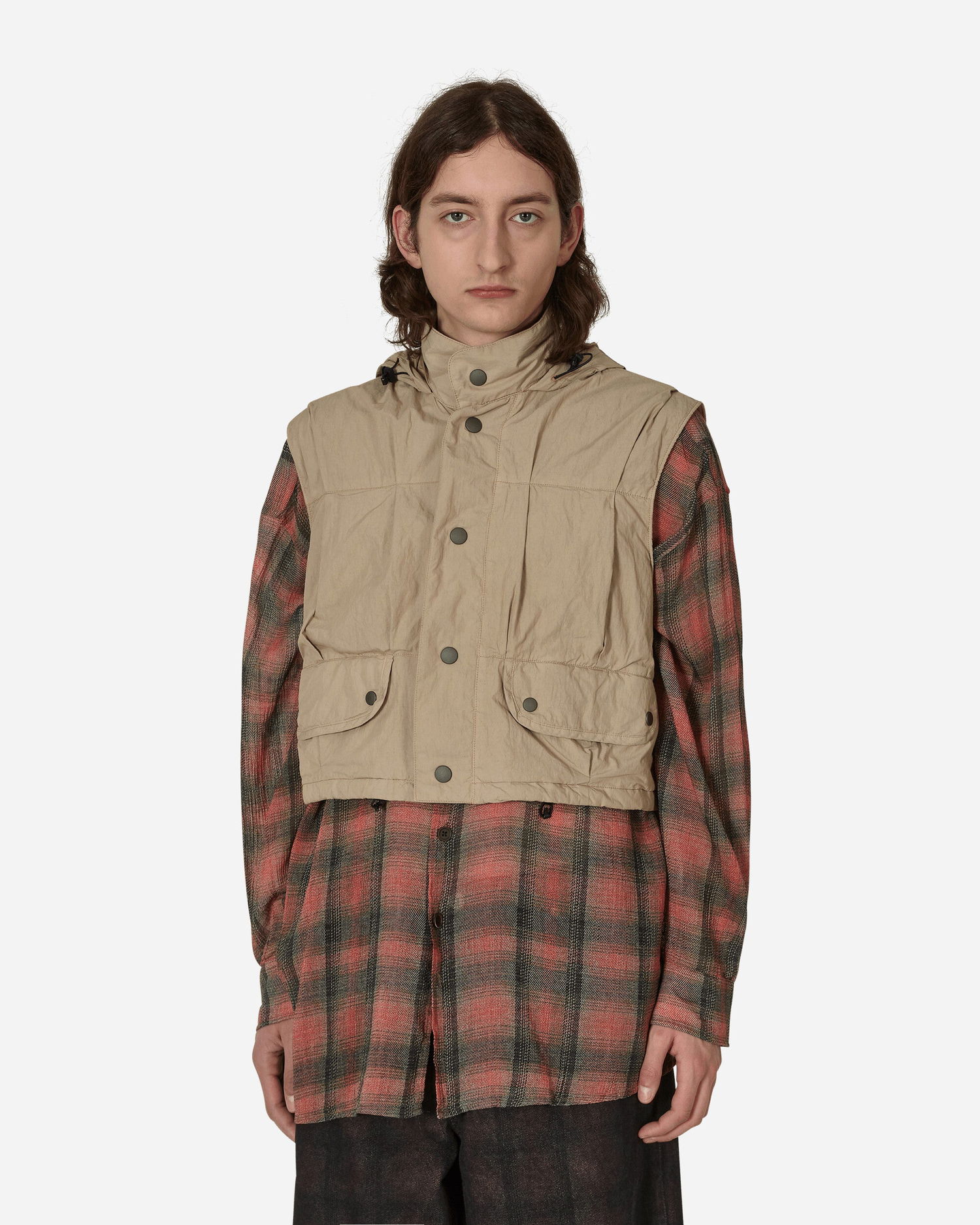 Vesta OUR LEGACY Cropped Exhale Puffa Vest Béžová | M2231CMS 001, 0