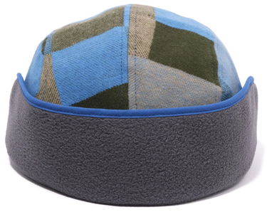 Šiltovka BAPE BAPE Block Check Earflap Cap Modrá | 001CPI801001M, 1