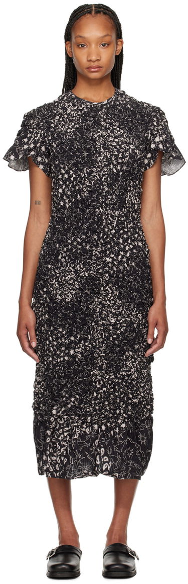 Šaty YMC Ari Floral Midi Dress Čierna | Q1WAF, 0