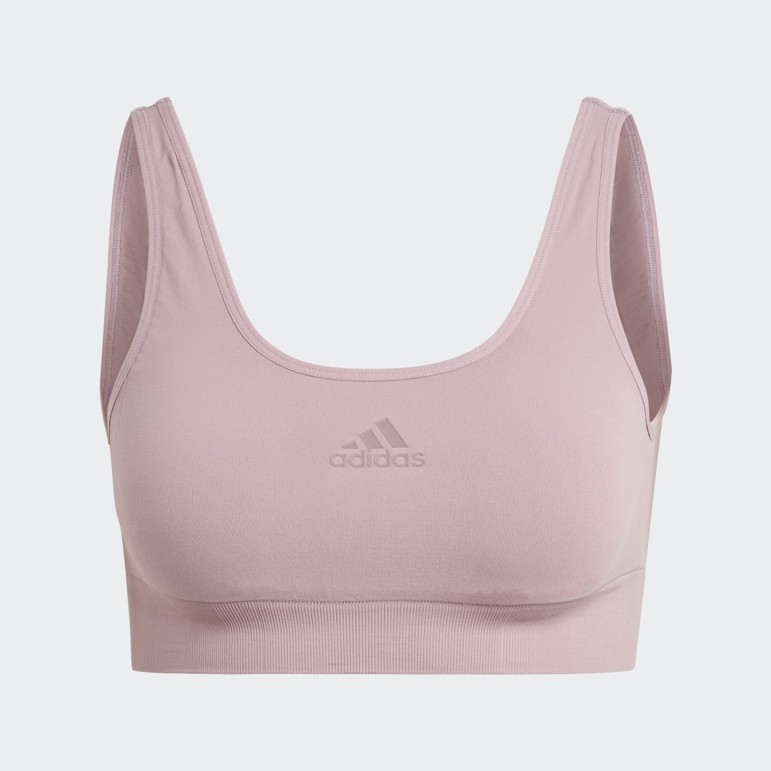 Seamless Micro-Stretch Scoop Lounge Bra