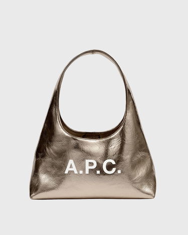 Taška cez rameno A.P.C. A.P.C. Ninon Shoulder Bag Metalická | PUABZ-F67027-RAP, 0