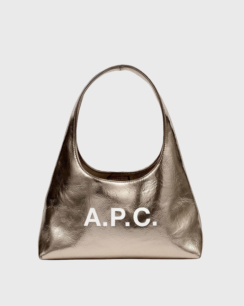 Taška cez rameno A.P.C. A.P.C. Ninon Shoulder Bag Metalická | PUABZ-F67027-RAP