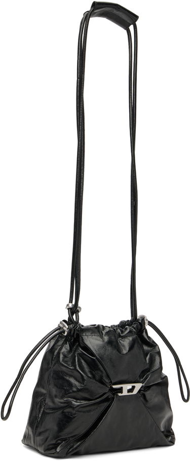 Taška cez rameno Diesel Scrunch-D Bucket Bag Čierna | X10325 P1003, 4