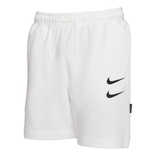 Šortky Nike Swoosh Terry Shorts Biela | CJ4883-100, 0