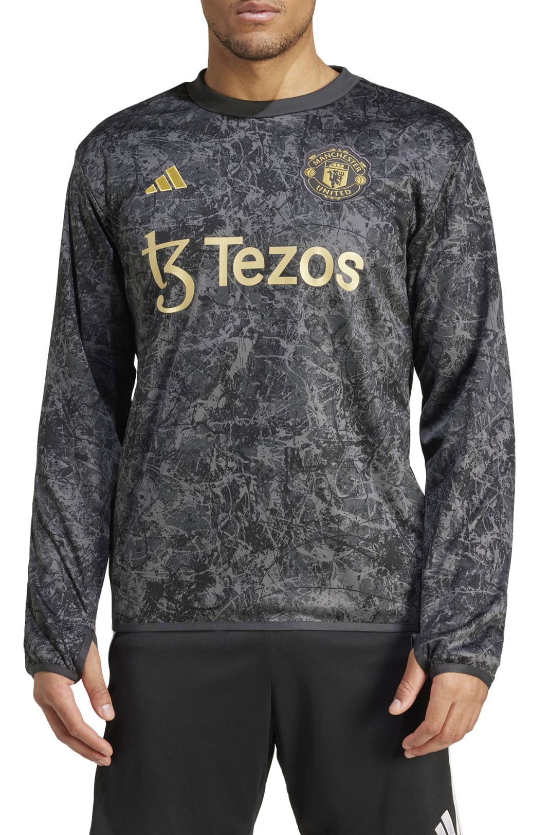 Tričko adidas Originals adidas MUFC SR WTP Šedá | iq1567, 1