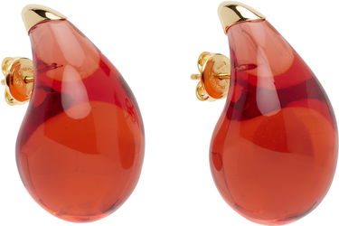 Náušnice Bottega Veneta Small Drop Earrings Červená | 786247 VBOH3, 1