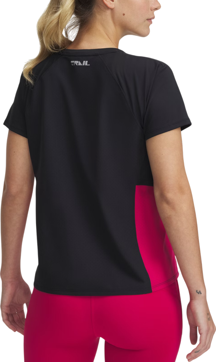 Tričko Under Armour Trail Run Zip Short Sleeve T-Shirt Čierna | 1389607-001, 1