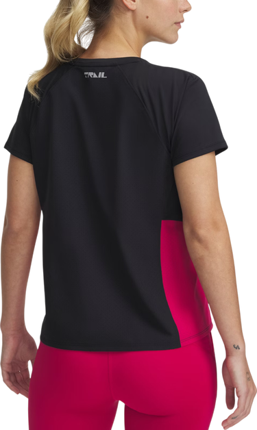 Tričko Under Armour Trail Run Zip Short Sleeve T-Shirt Čierna | 1389607-001, 1
