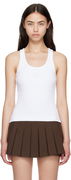 Casablanca Ribbed Jersey Tank Top