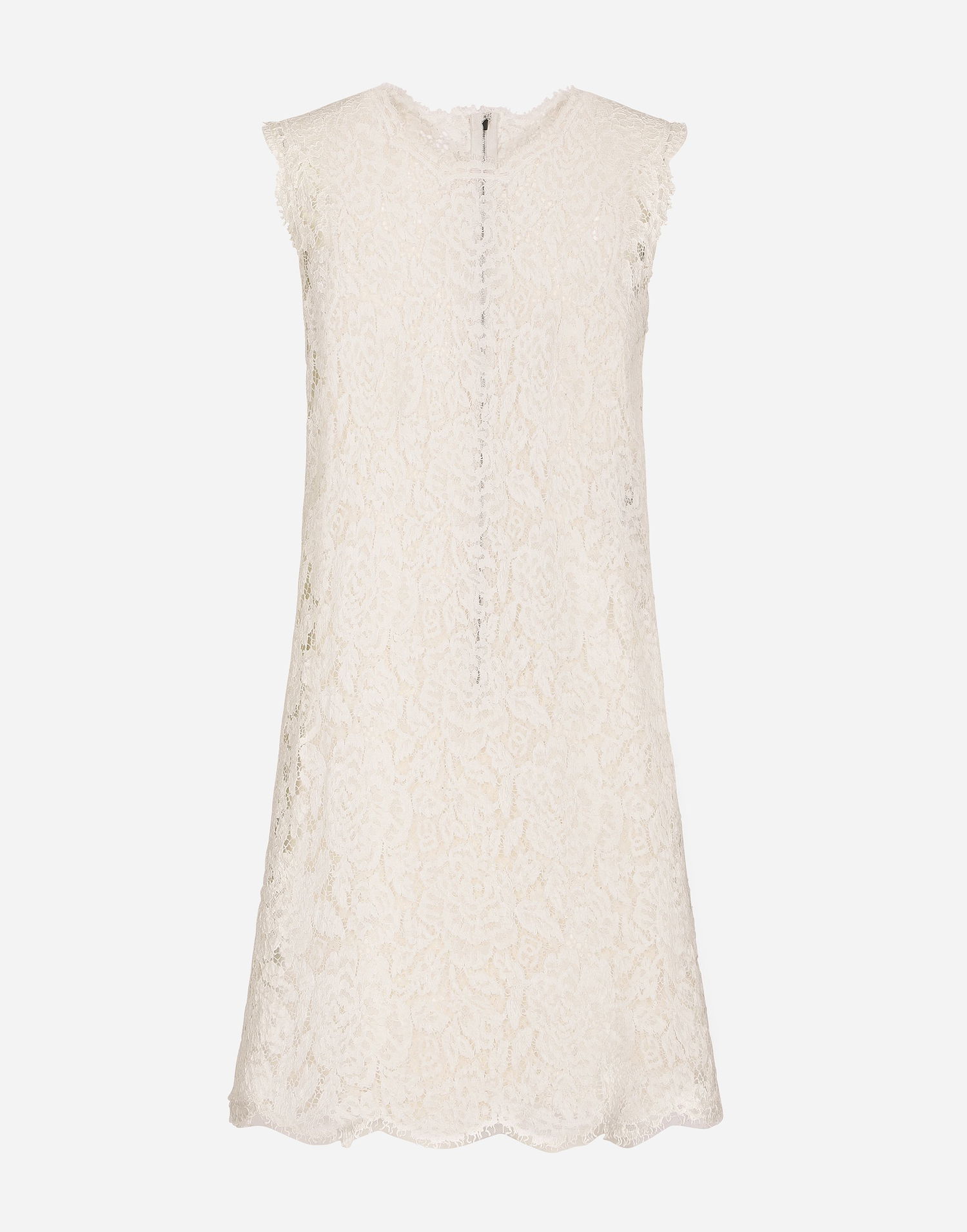 Šaty Dolce & Gabbana Lace Dress With Floral Pattern Béžová | F6ATYTFLRE1W0001, 0