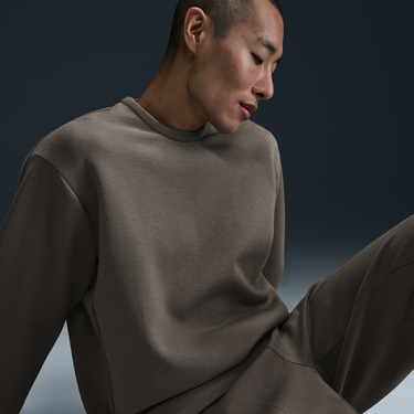 Sveter Nike Dri-FIT 24.7 Impossibly Soft Crewneck Sweatshirt Hnedá | HQ6964-289, 2