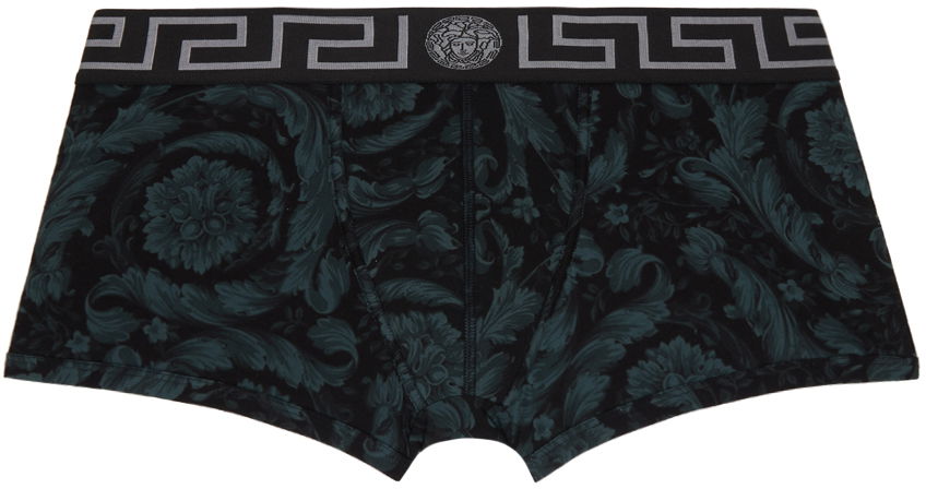 Boxerky Versace Barocco Boxers Čierna | 1000957_1A11188, 0