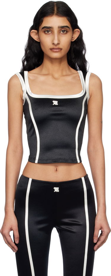 Tielko MISBHV MISBHV St Germain Sleeveless Crop Top Čierna | 250W100, 0