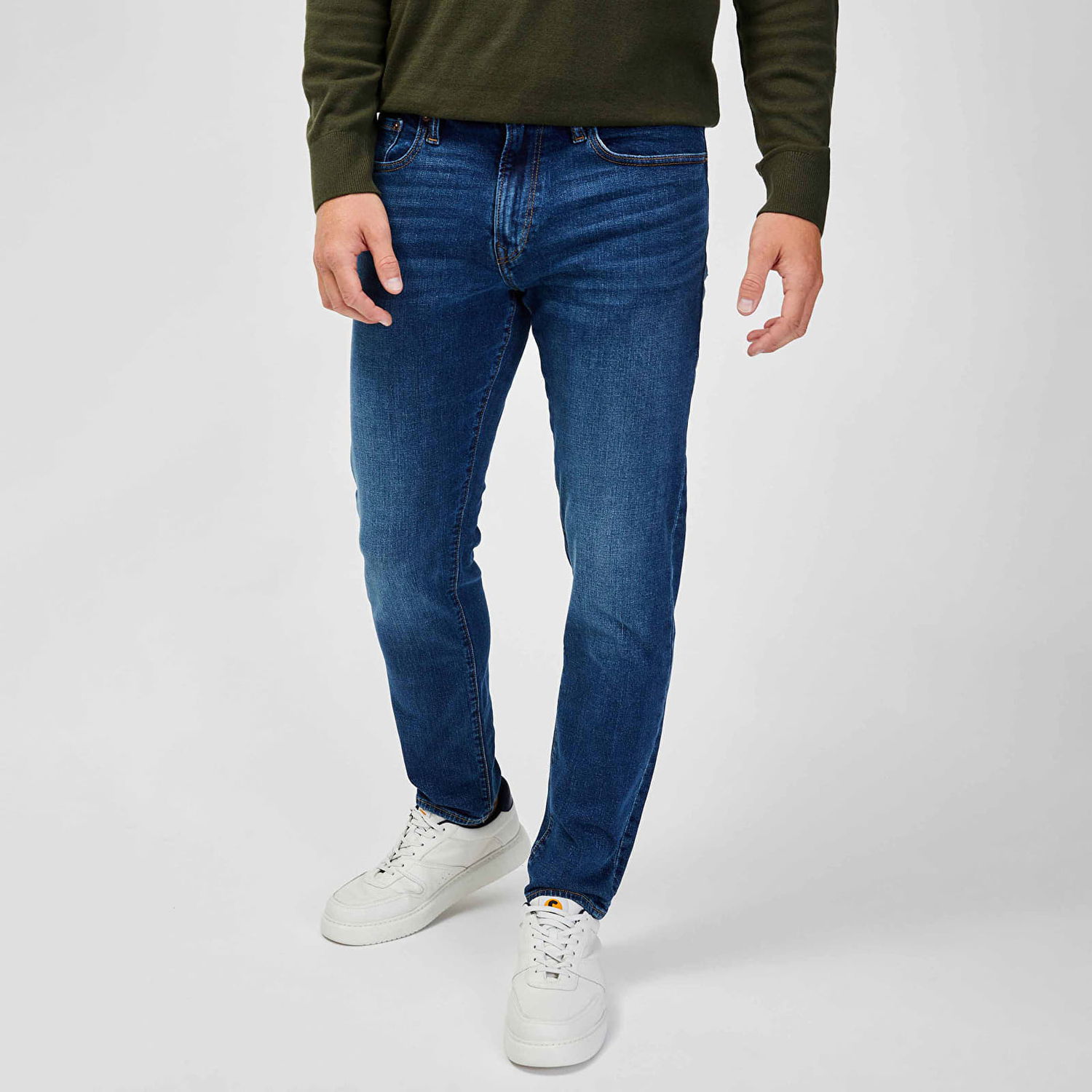 Džínsy GAP Denim Pants Straight Dark Wash Indigo Modrá | 413719-00, 0