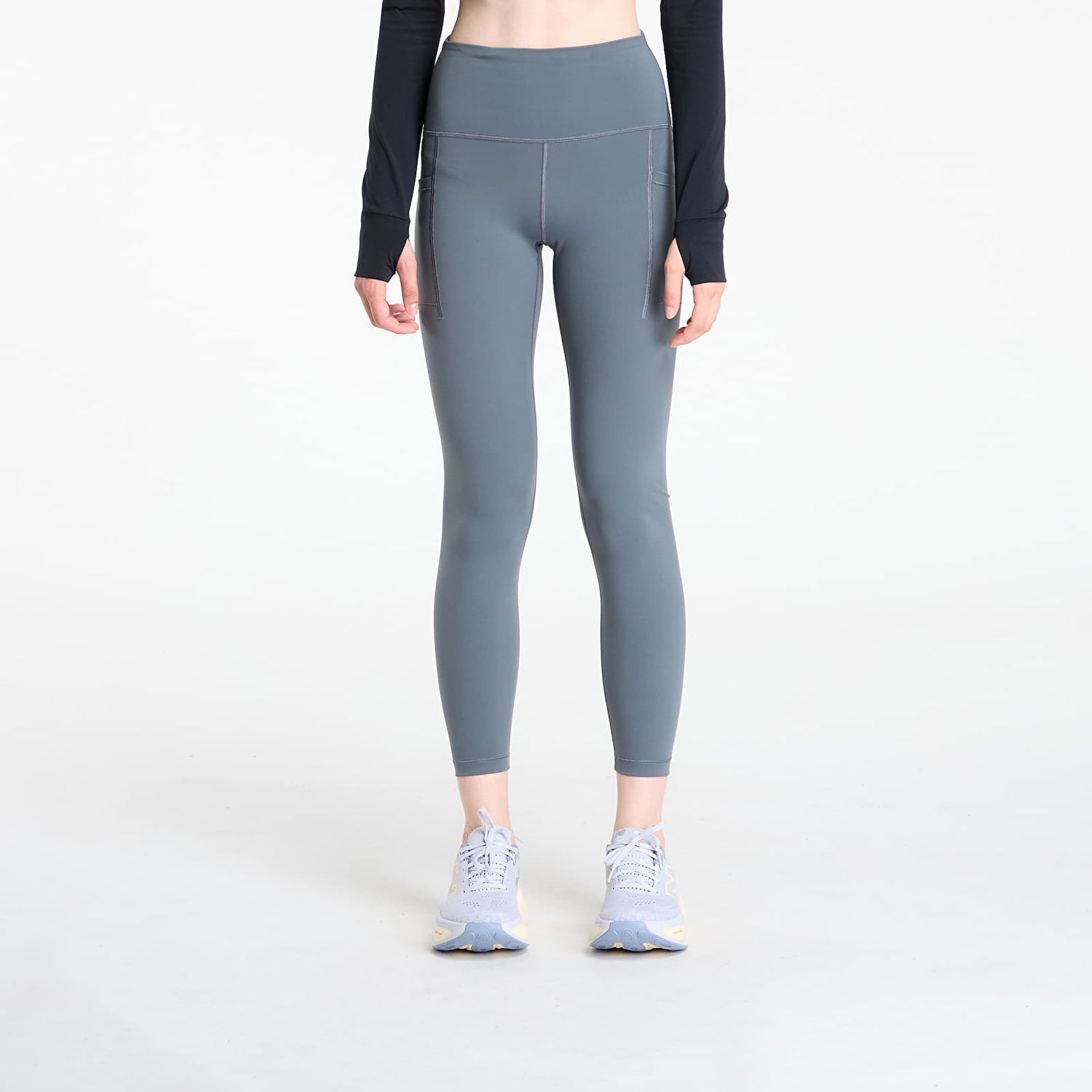 Legíny New Balance Sleek Pocket High Rise Legging 25" Šedá | WP51268GT, 0