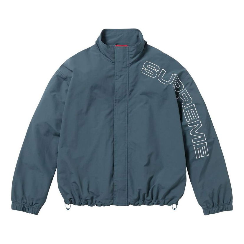 Vetrovka Supreme Embroidered Track Jacket Modrá | SUP-FW23-029