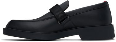 Tenisky a topánky BOSS Hugo Black Leather Loafers Čierna | 50536228, 2