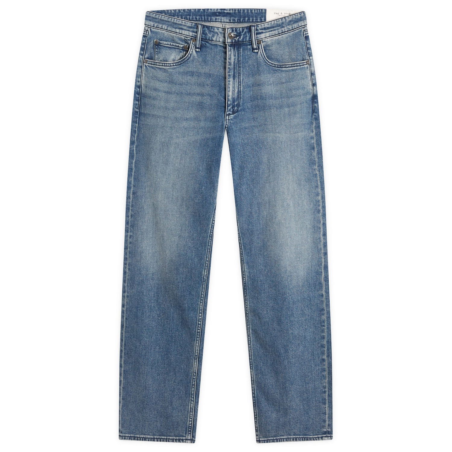 Džínsy rag & bone Fit 4 Straight Leg Jeans Modrá | MED24H1247RGDM, 1