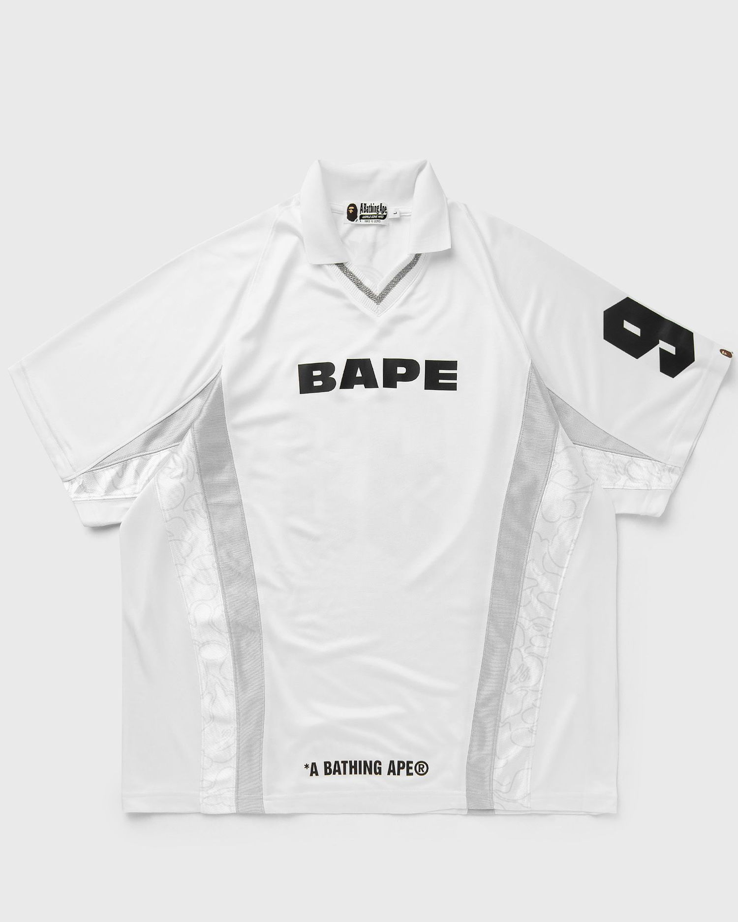 Dres BAPE MULTI LOGO RELAXED FIT SOCCER JERSEY Biela | 001CSK801308MWHT, 0