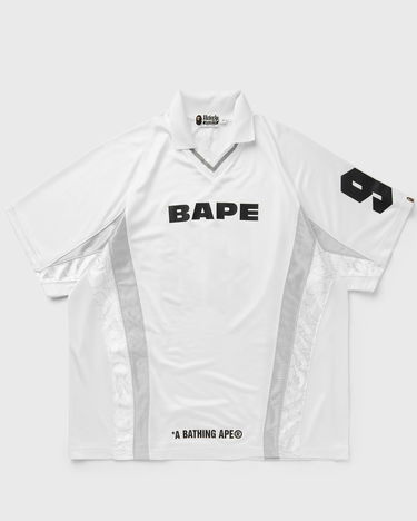 Dres BAPE MULTI LOGO RELAXED FIT SOCCER JERSEY Biela | 001CSK801308MWHT, 0