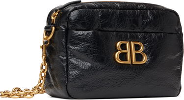 Taška cez rameno Balenciaga Black Leather XS Camera Bag Čierna | 806459 2AAR8, 1