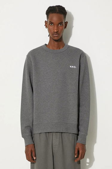 Mikina A.P.C. Boxy Petit Crewneck Sweatshirt Šedá | COHBR.H27916.TPR, 0