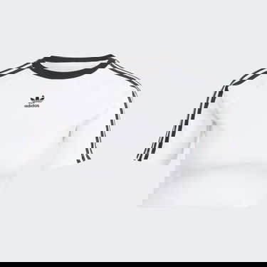 Crop Top adidas Originals 3-Stripes Baby Tee Biela | IP0662, 4