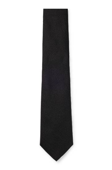 Opasok BOSS Formal Silk Jacquard Tie Čierna | 50480283, 0