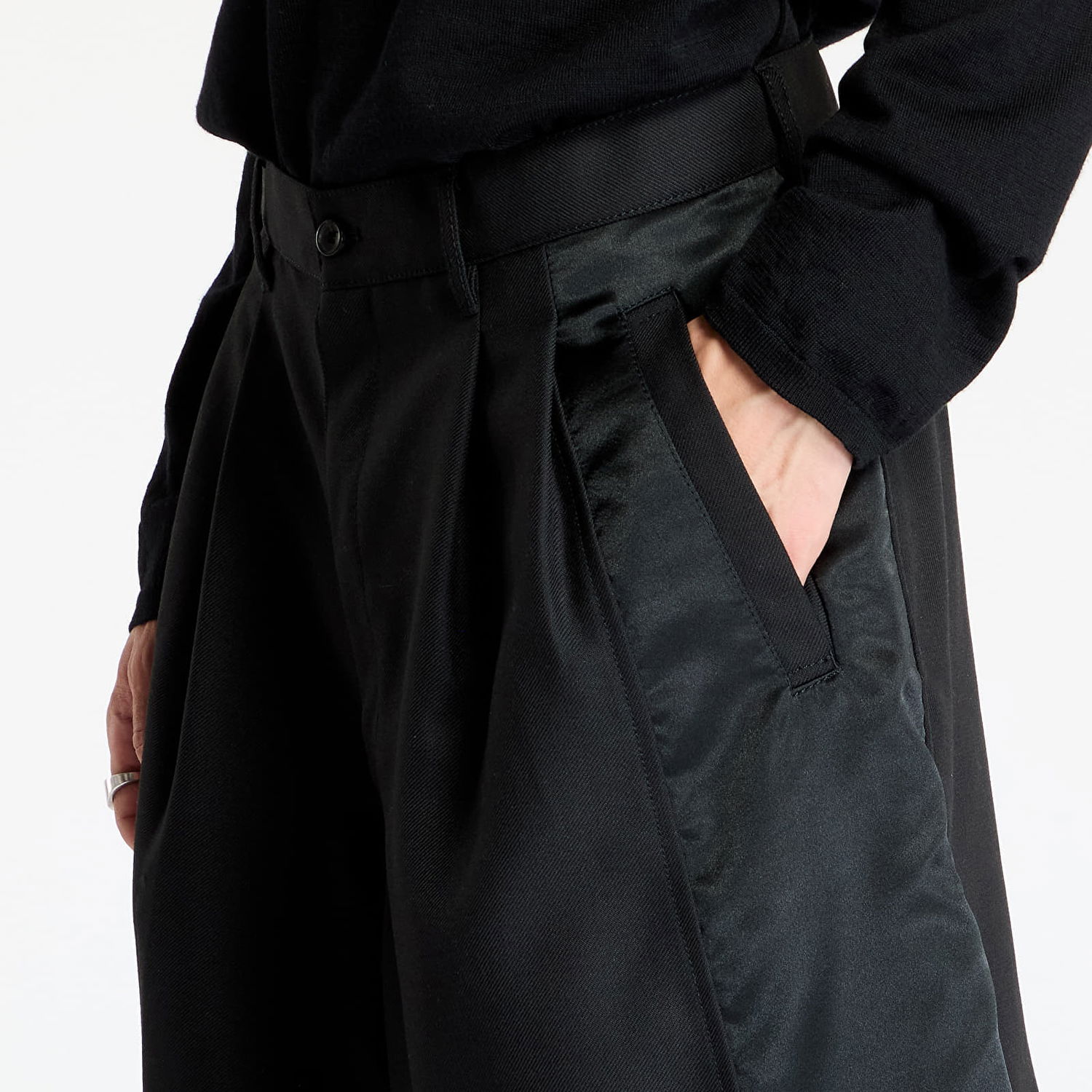 Šortky Comme des Garçons SHIRT Woven Shorts Black Čierna | FN-P006 Black, 1