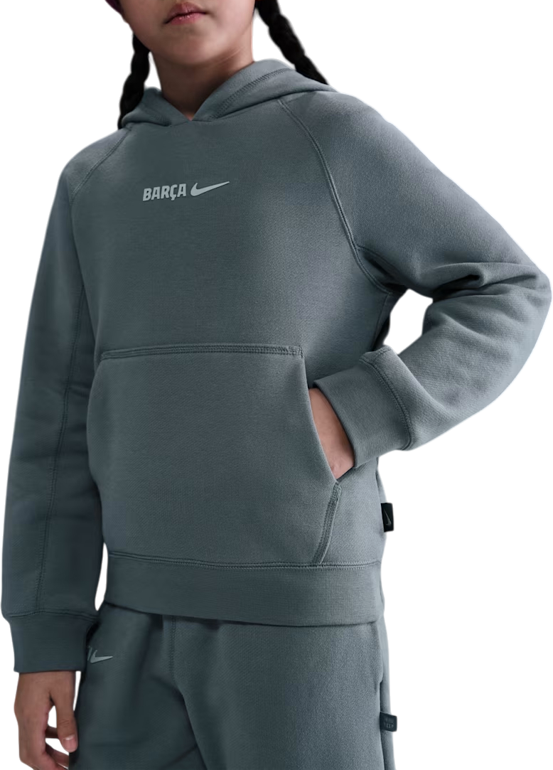 Mikina Nike FC Barcelona Air Pullover Hoodie Zelené | hm3662-084