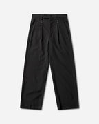 Stapled Pleated Wool Trousers
