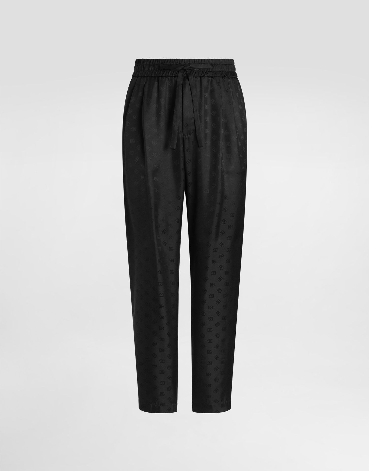 Nohavice Dolce & Gabbana Dolce & Gabbana DG Logo Jacquard Trousers Čierna | GP12QTFJ1JYN0000, 0