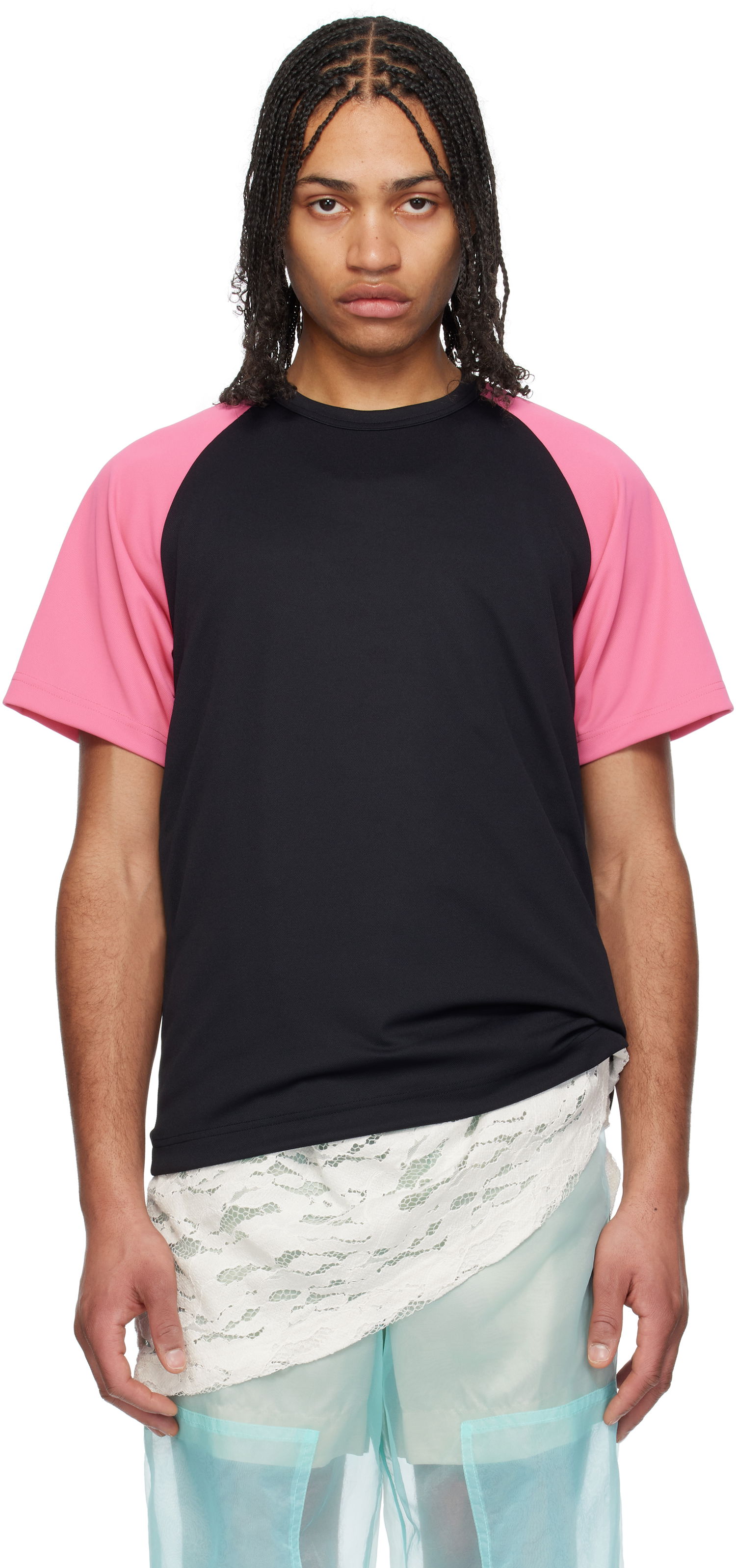 Tričko Comme des Garçons Homme Plus Honeycomb T-Shirt Čierna | PO-T009-051, 0