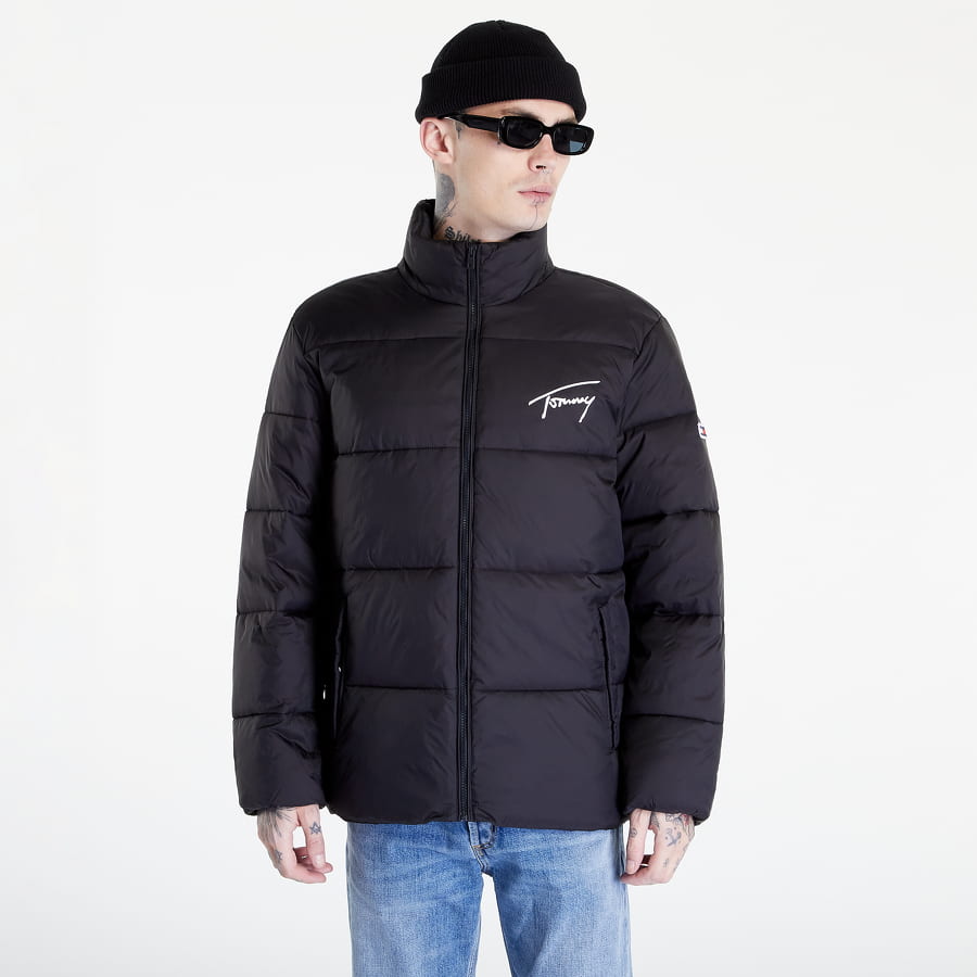 Prešívaná bunda Tommy Hilfiger TOMMY JEANS Signature Puffer Čierna | DM0DM15446 BDS, 0