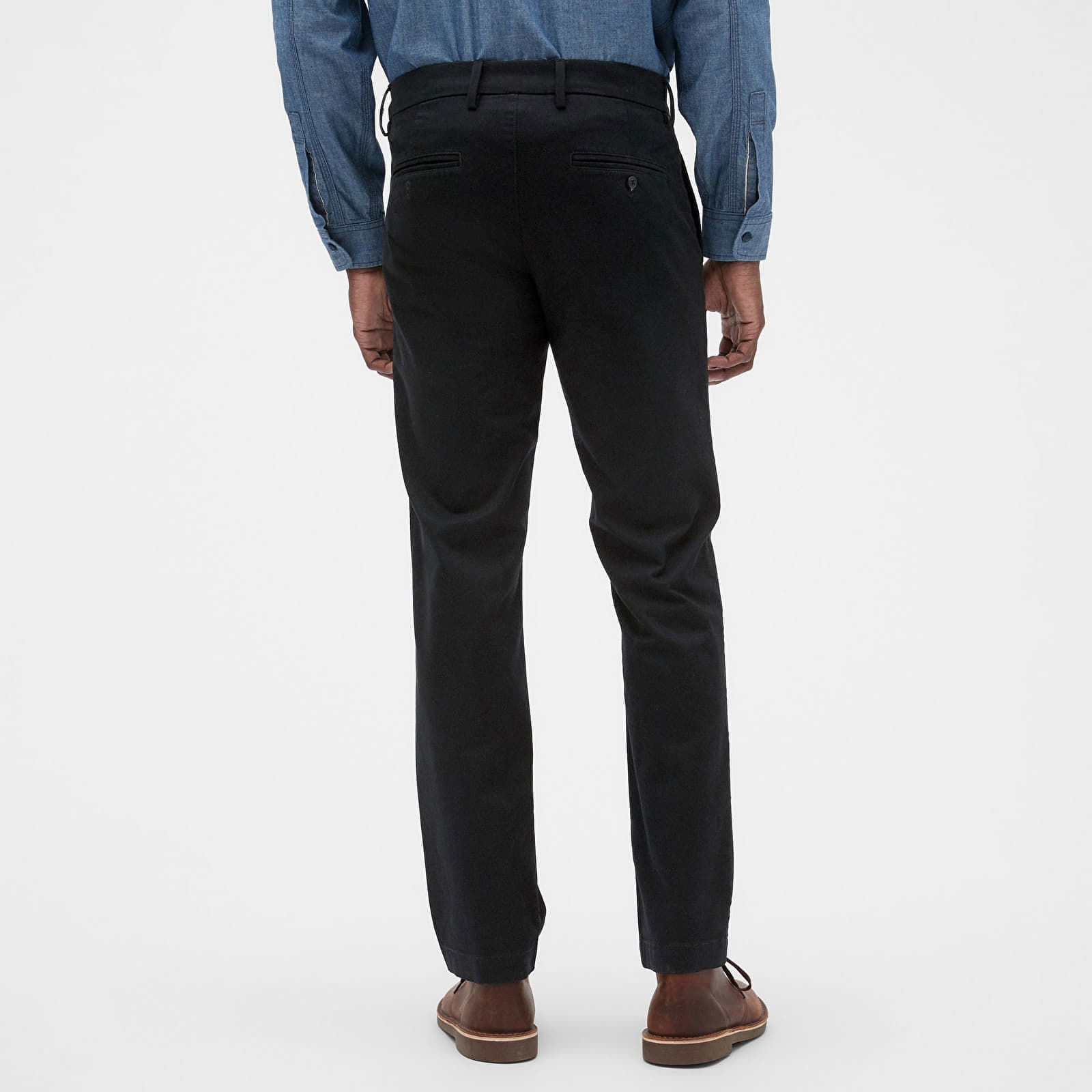 Chino Straight Fit Pants True Black