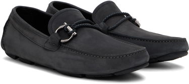 Tenisky a topánky FERRAGAMO Salvatore Ferragamo Gancini Driver Loafers Šedá | 778848, 3
