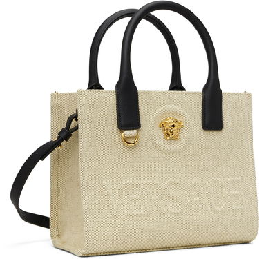 Tote bag Versace Versace 'La Medusa' Mini Tote Bag Béžová | 1020448_1A03494, 1