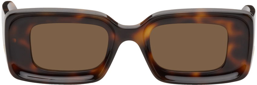 Tortoiseshell Rectangular Sunglasses