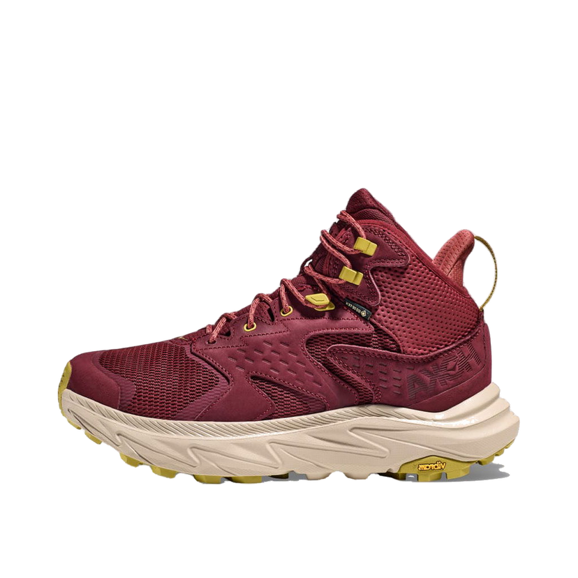 Tenisky a topánky Hoka One One Anacapa 2 Mid Gore Tex Cabernet Oxford Tan Červená | 1141633-COTN