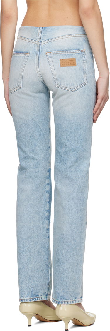 Džínsy Maison Margiela MM6 Maison Margiela Patchwork Jeans Modrá | S62LB0187 M30018, 2