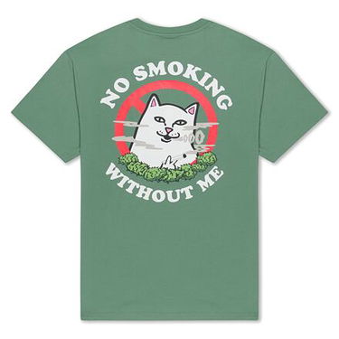 Tričko RIPNDIP Rip N Dip No Smoking T-Shirt Zelené | RNDSPR25159, 1