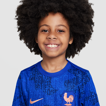 Tričko Nike FFF Academy Pro Dri-FIT Short Sleeve Pre-Match Football Shirt Modrá | FZ9914-438, 3