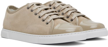Tenisky a topánky LANVIN DBB1 Suede & Patent Leather Sneakers Šedá | FW-SKDBB1-VBAL-H24, 3