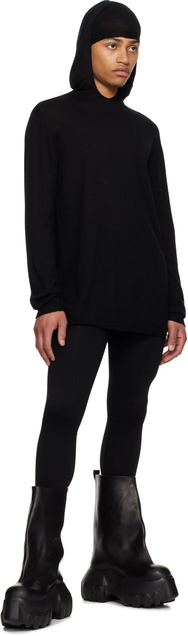 Mikina Rick Owens Rick Owens Hollywood Oversized Long Sleeve Hoodie Čierna | RU01E5623 WS, 3
