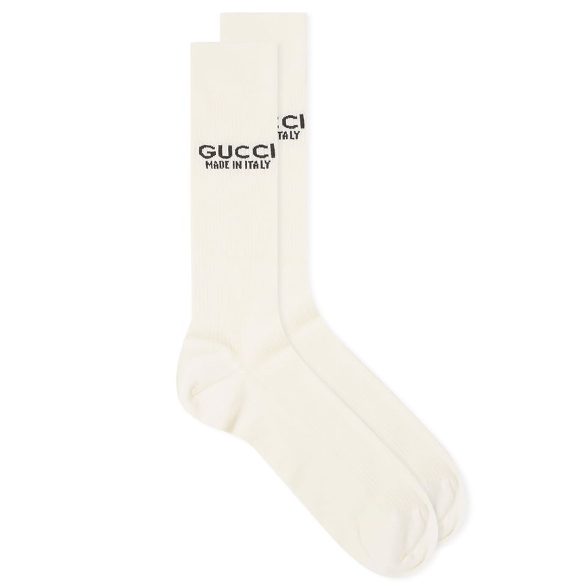 Spodná bielizeň a ponožky Gucci Logo Socks Béžová | 774412-4GAHV-9200